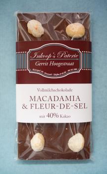 Tafelschokolade MACADAMIA UND FLEUR-DE-SEL